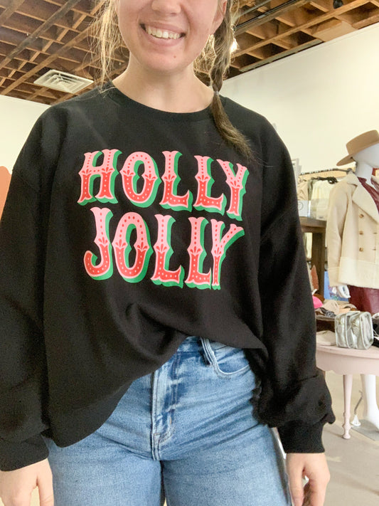 Holly Jolly Crewneck Sweatshirt