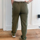 Bex Linen Straight Leg Pants, Olive