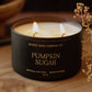 Pumpkin Sugar Soy Wax Candle, Rustic Ray's Candle Co.