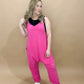 Millie Oversized Jumpsuit, Hot Pink