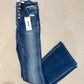 Janis Dark Wash Flares, Mica Denim