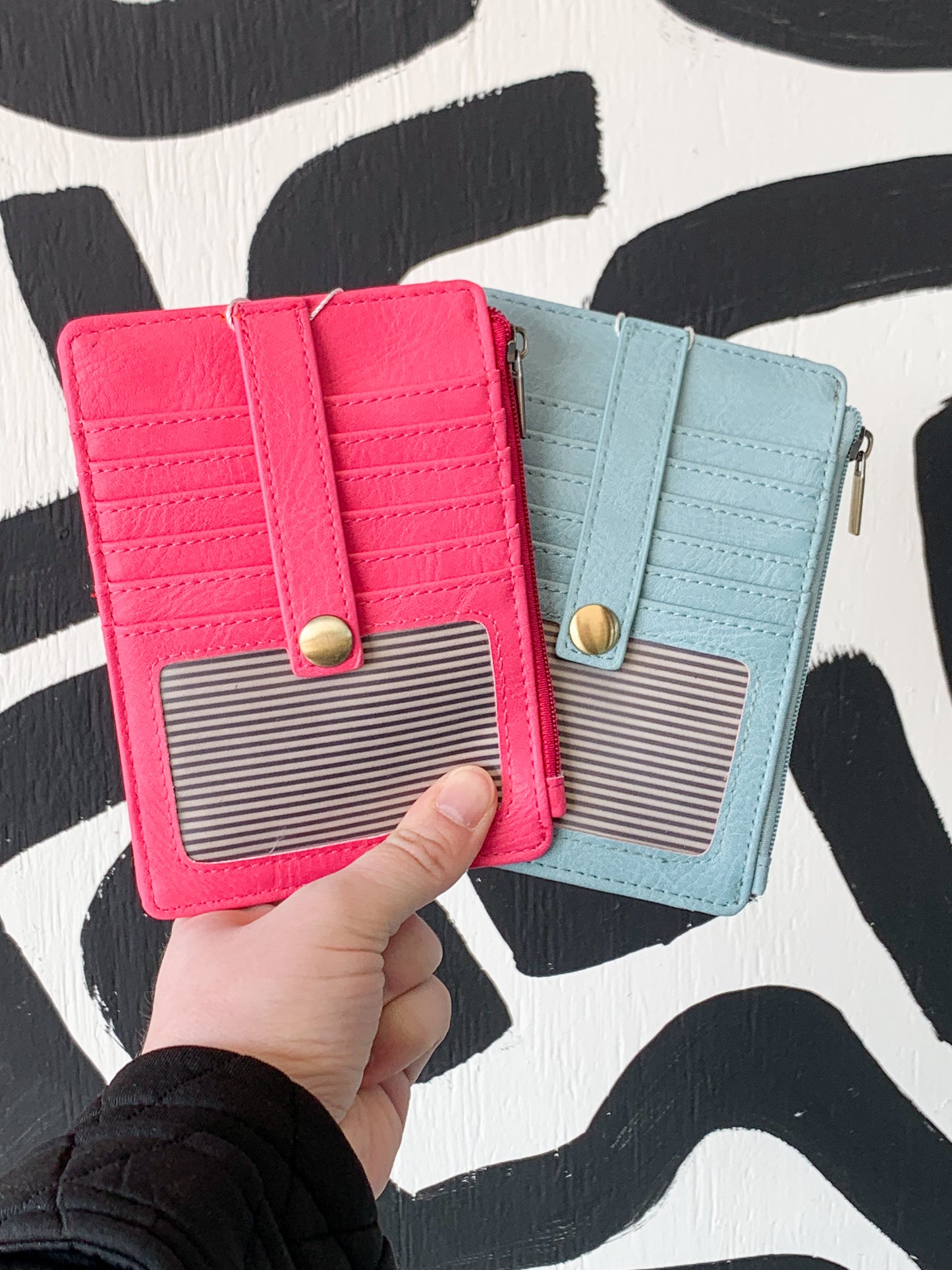 Penny Mini Travel Wallet, Light Blue