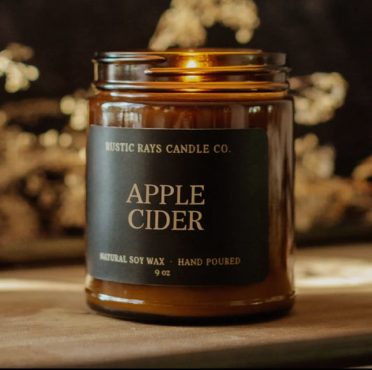 Apple Cider Soy Wax Candle, Rustic Ray's Candle Co.