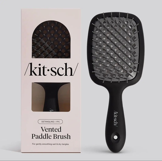 Kitsch Vented Paddle Brush, Black