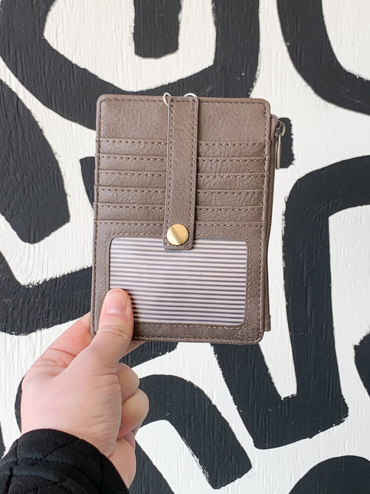 Penny Mini Travel Wallet, Mushroom