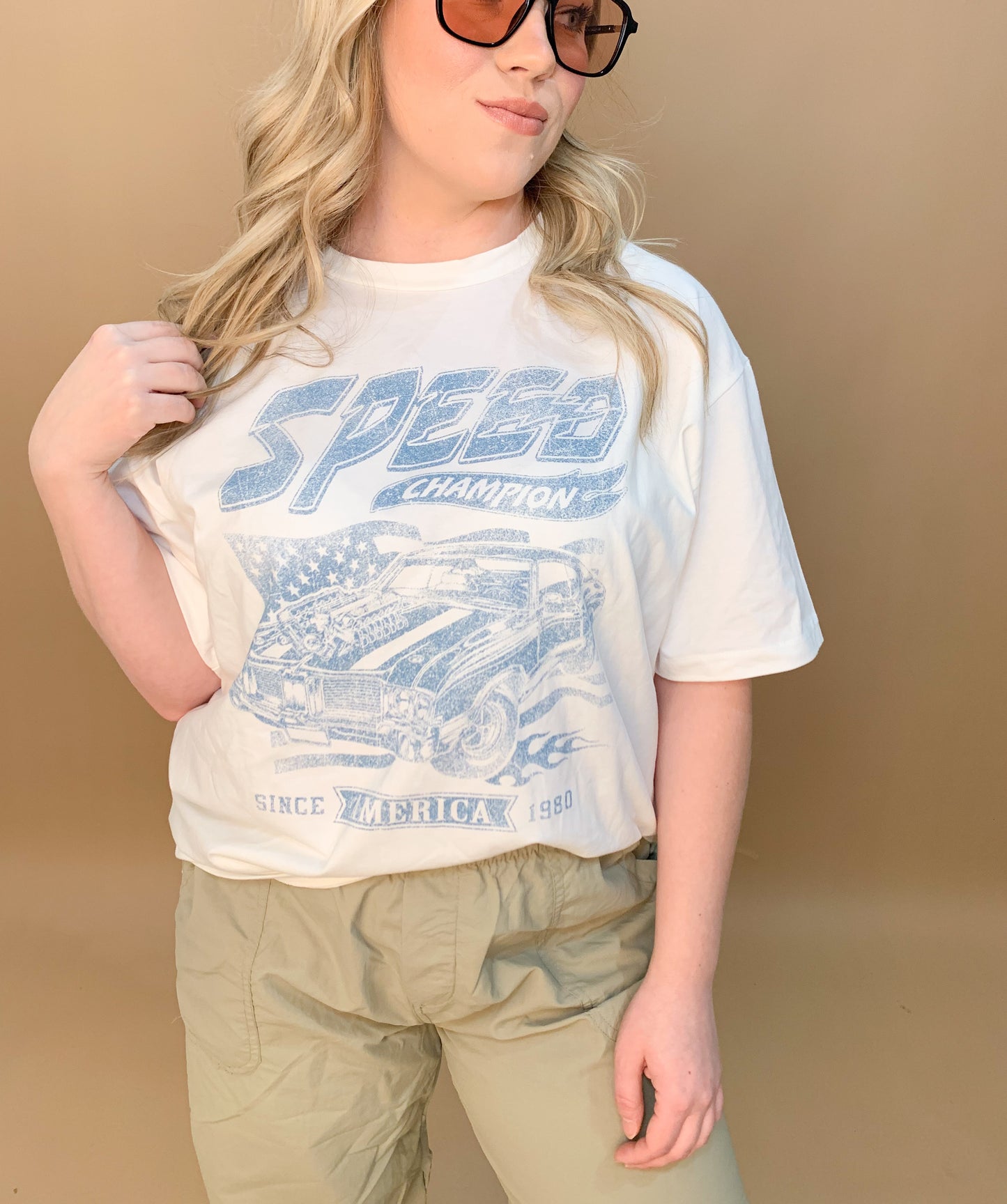 Super Speed Graphic Tee, White