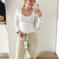 Birdie High Rise Vintage Straight Jeans, Beige