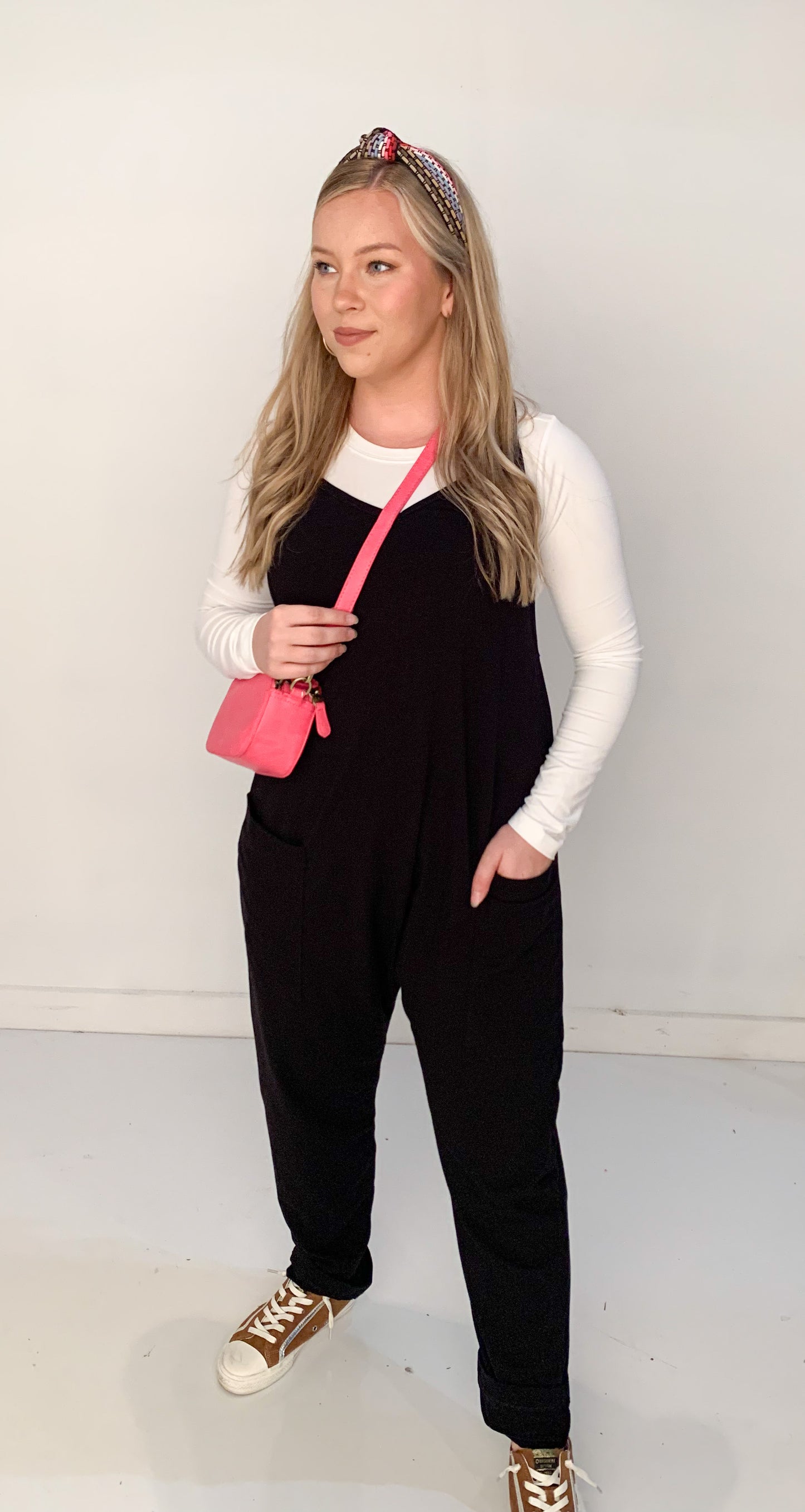 Millie Oversized Jumpsuit, Black